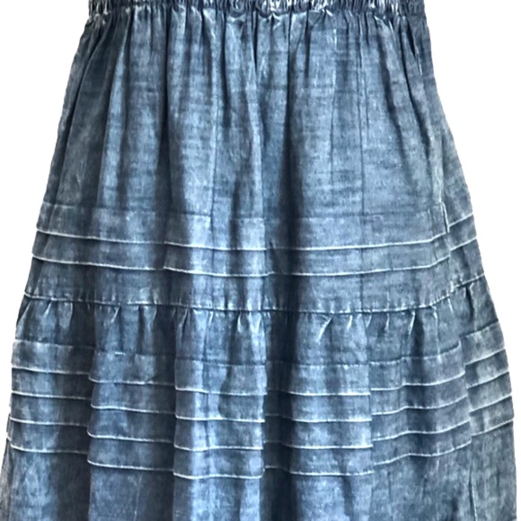 Soft Surroundings Rocaille Dress Maxi - Denim Blue Color - Size XL - NWT - Picture 10 of 10